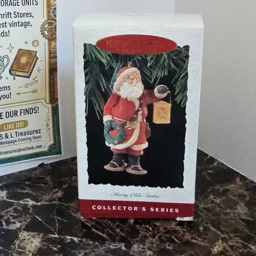 1994 Hallmark Keepsake Ornament Merry Olde Santa Collector Series 5th in Series